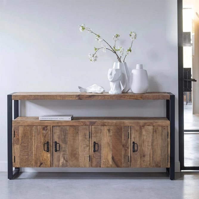 Mangohouten Eettafel Tulsa