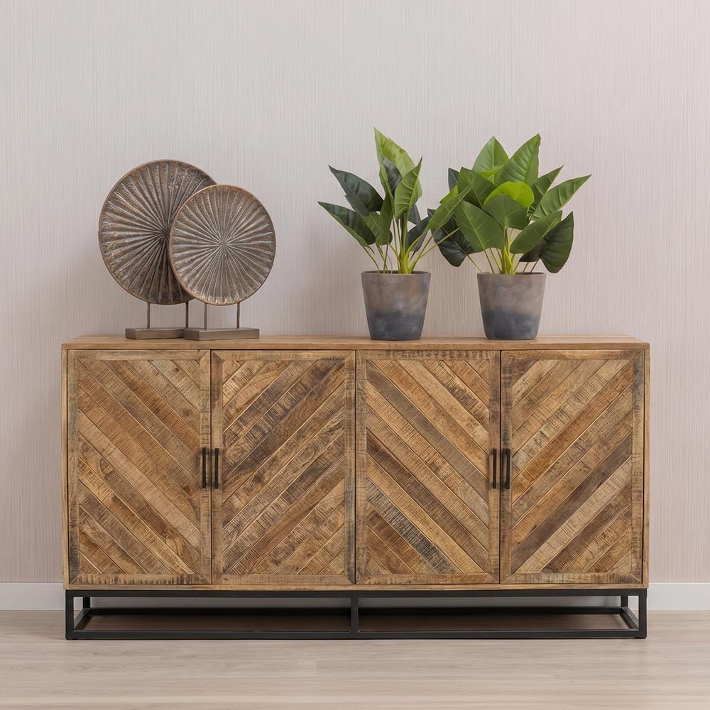 Mangohouten Dressoir 180 cm