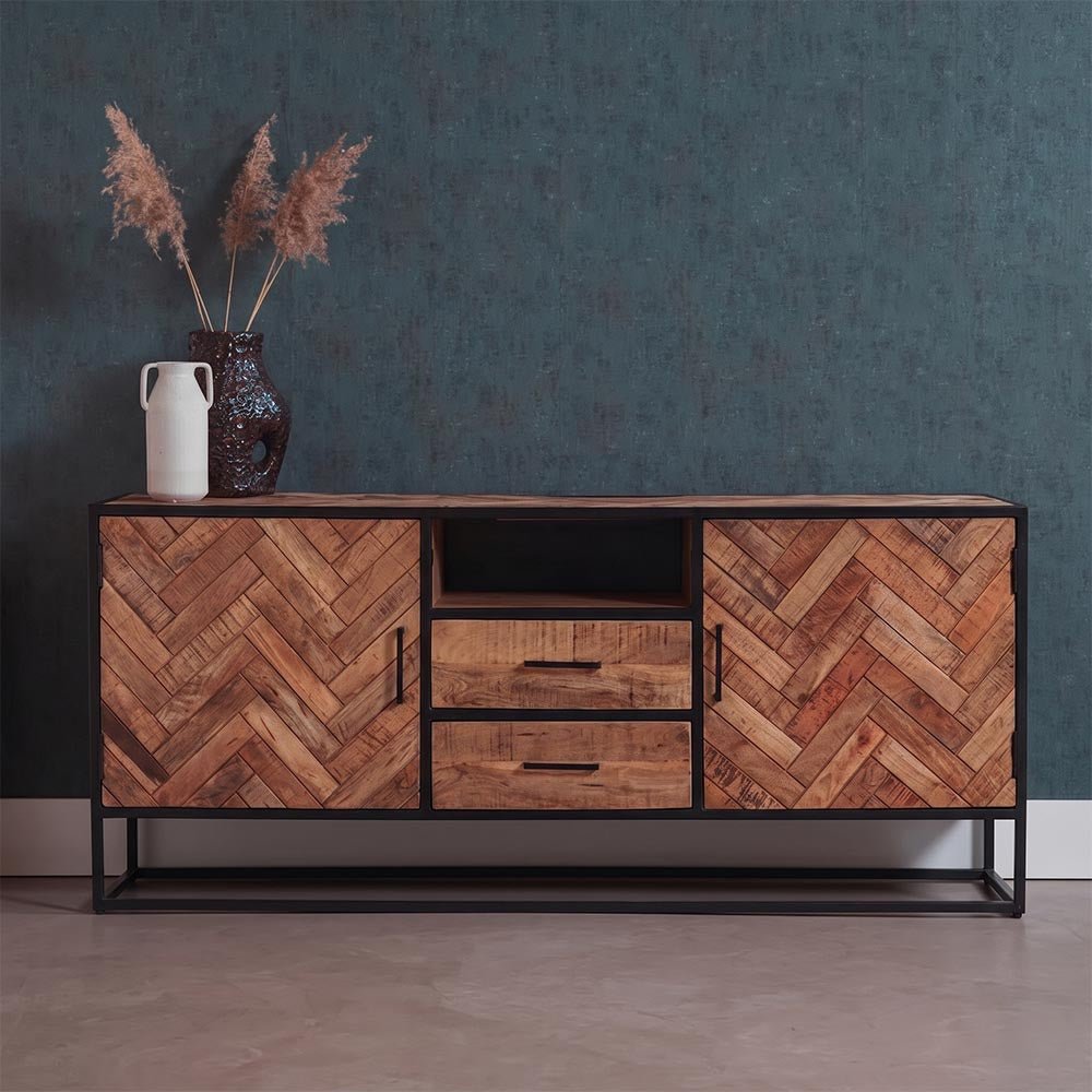 Mangohouten Dressoir 180 cm