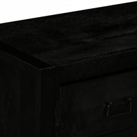 Mangohouten Dressoir Stockton Black 200 cm Mahom