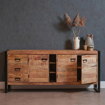 Mangohouten Dressoir 200 cm