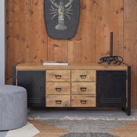 Mangohouten Dressoir Birmingham 200 cm Mahom