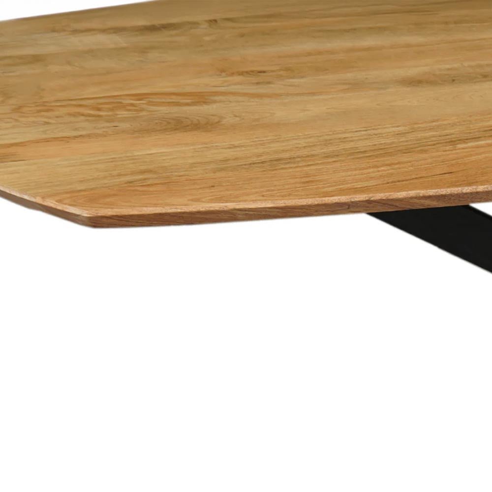Mangohouten Eettafel Vicenza Deens Ovaal 240x120 cm Mahom