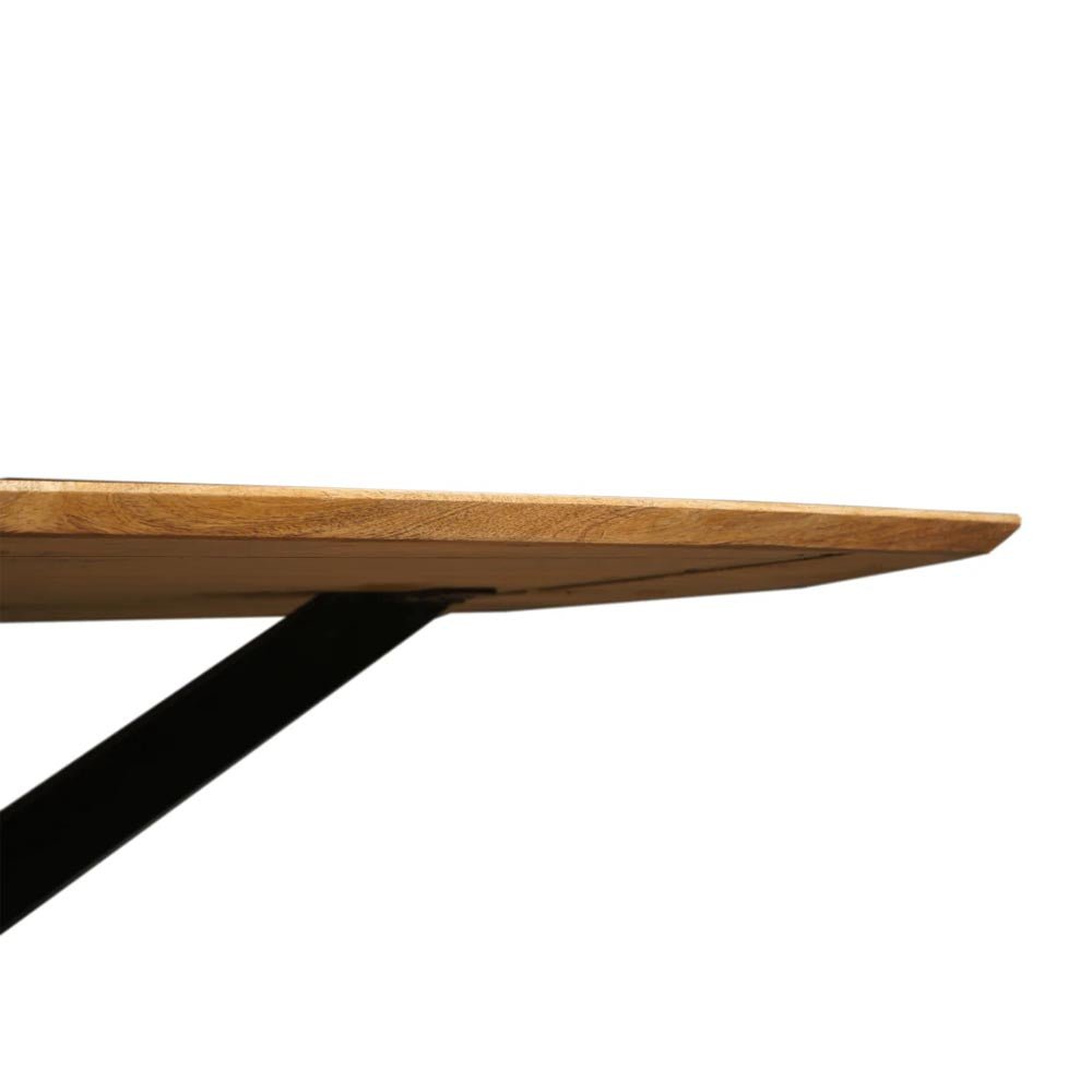 Mangohouten Eettafel Vicenza Deens Ovaal 200x100 cm Mahom