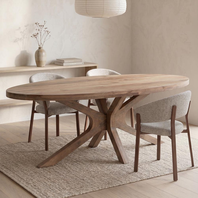 Mangohouten Eettafel Tulsa