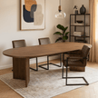 Mangohouten Eettafel Tulsa