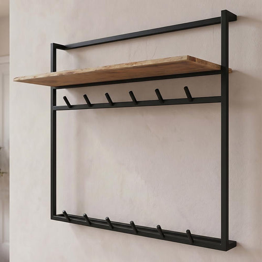 Mangohouten kapstok 100x30x80 cm Mahom