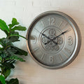 Klok Lotte L silver Ø63cm