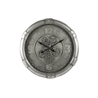Klok Darlington S zilver Ø62cm