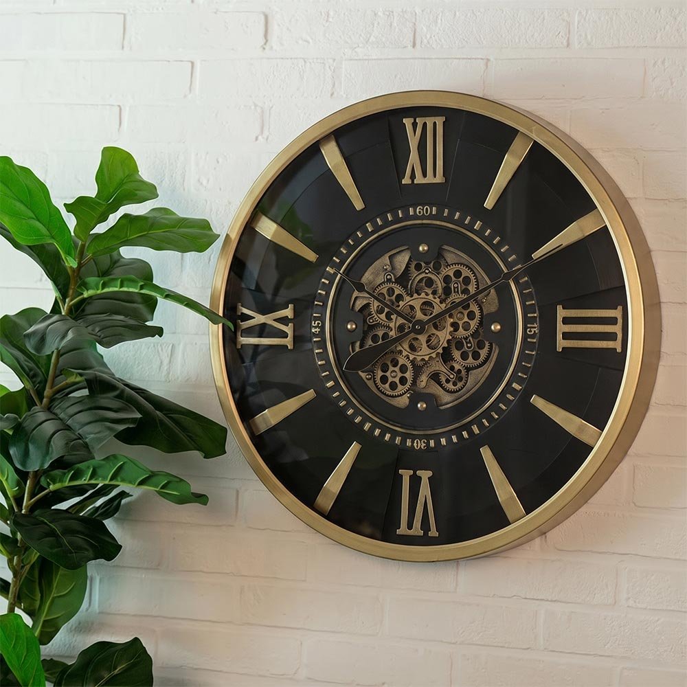 Klok Devon L goud 80cm