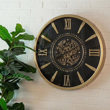 Klok Devon L goud 80cm