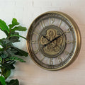 Wandklok Norris L brons 70cm