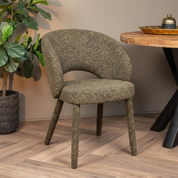 Taupe eetkamerstoel