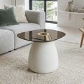 Salontafel met glazen blad