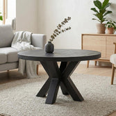 Mangohouten Salontafel Glendale Black 70 cm Mahom