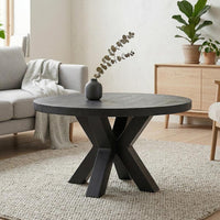Mangohouten Salontafel Glendale Black 70 cm Mahom