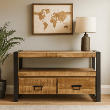 Mangohouten TV Meubel 100 cm