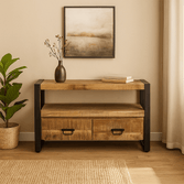 Mangohouten TV Meubel 120 cm