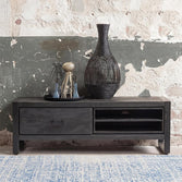 Mangohouten TV Meubel 130 cm Black