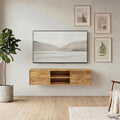 Mangohouten tv meubel zwevend bruin 150cm