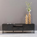 Mangohouten TV Meubel Black