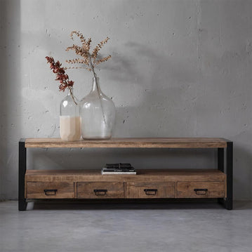 Mangohouten TV Meubel 150 cm