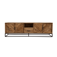 Mangohouten TV Meubel Reno 200 cm met 1 lade Mahom