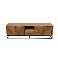 Mangohouten TV Meubel Reno 200 cm met 1 lade Mahom
