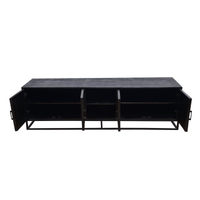 Mangohouten TV Meubel Reno Black 200 cm Mahom
