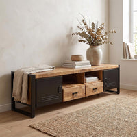 Mangohouten TV Meubel Birmingham 200 cm Mahom