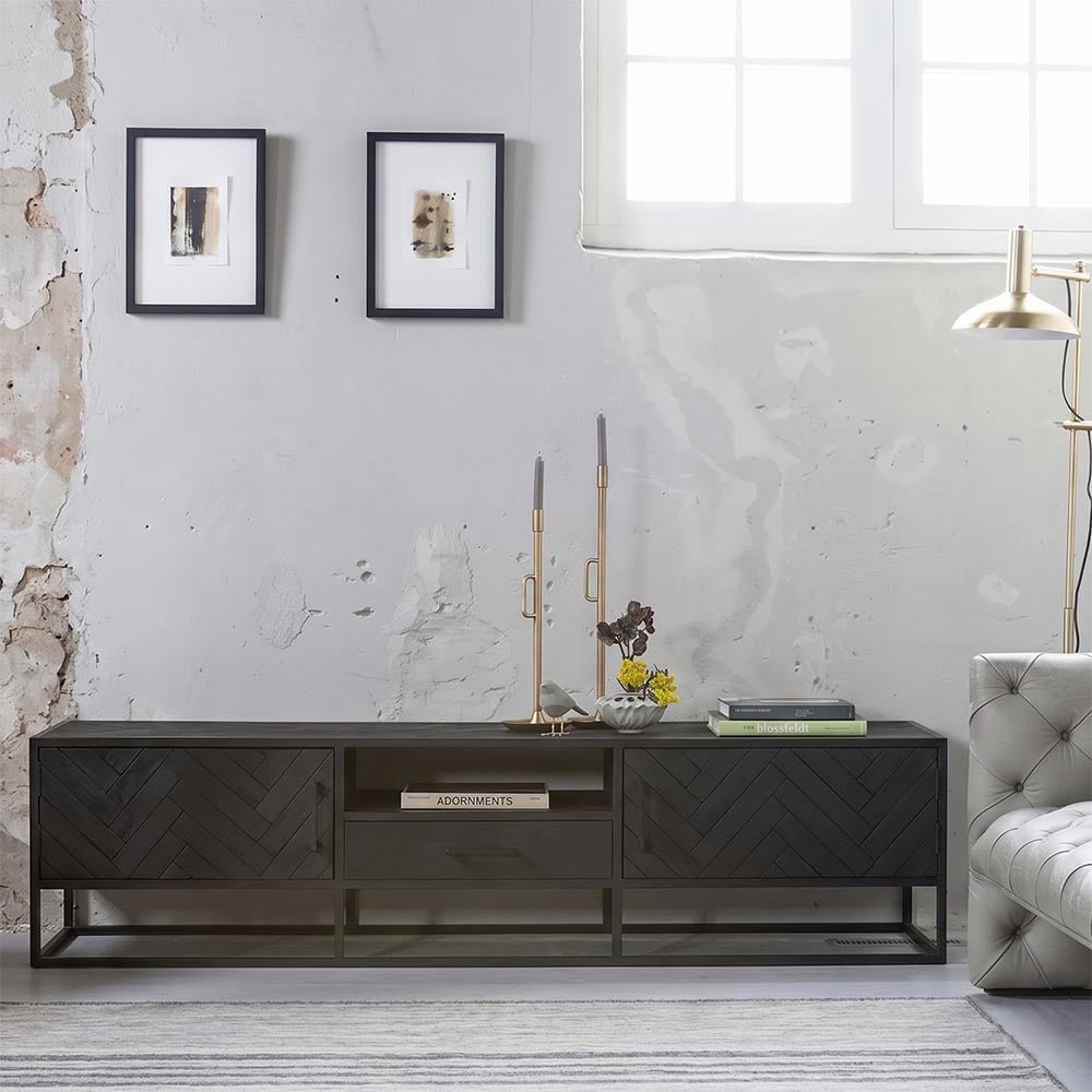 Mangohouten TV Meubel 210 cm