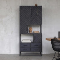 Mangohouten Vakkenkast Sienna 90 cm Mahom