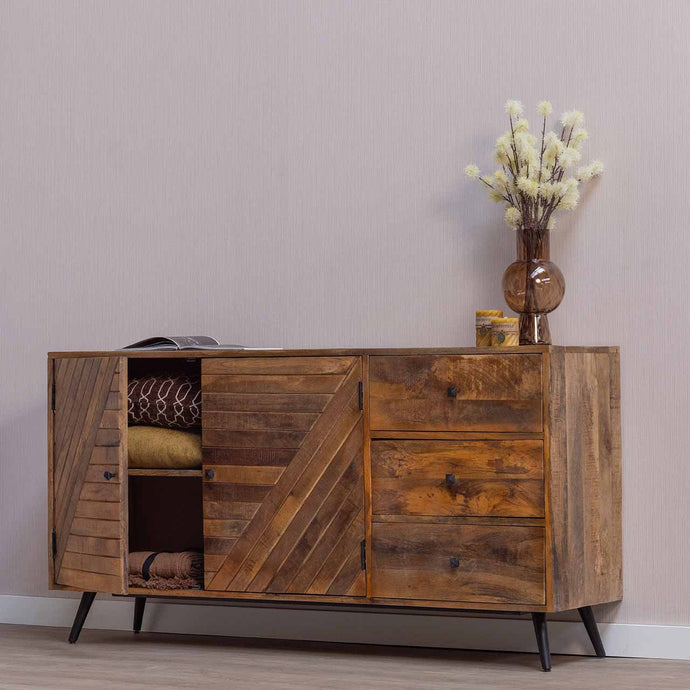 Mangohouten Dressoir Alamo 165 cm Mahom