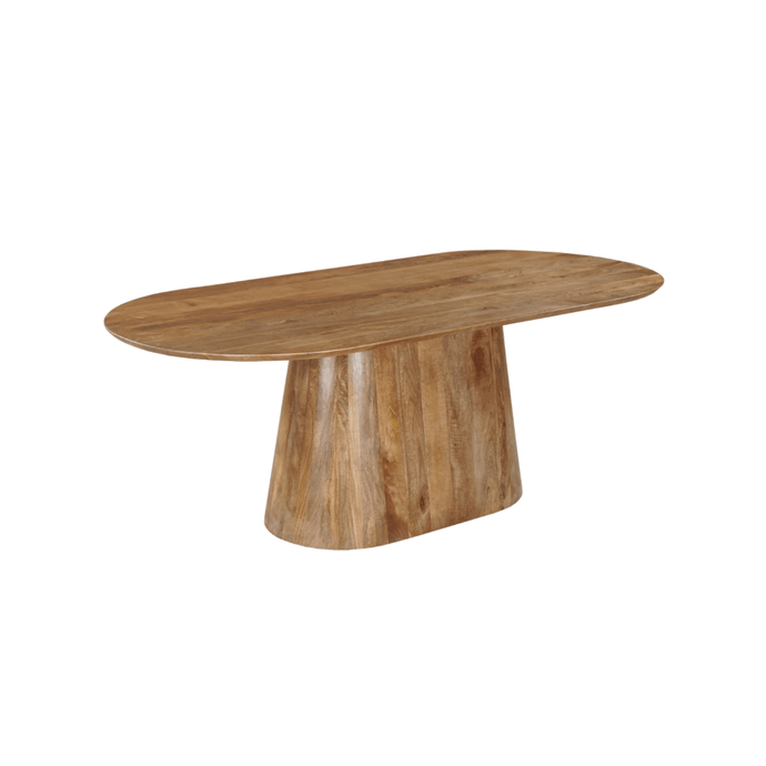 Mangohouten capsule eettafels