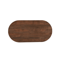 Mangohouten Eettafel Nova Capsule Donkerbruin 160×90 cm Mahom