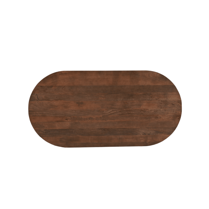 Mangohouten Eettafel Nova Capsule Donkerbruin 160×90 cm Mahom