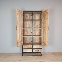 Mangohouten Kabinet Kast San Antonio 90 cm Mahom