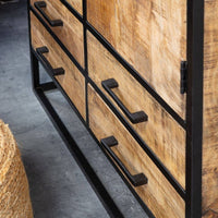 Mangohouten Kabinet Kast San Antonio 90 cm Mahom