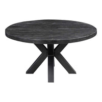 Mangohouten Salontafel Glendale Black 70 cm Mahom