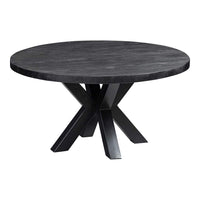 Mangohouten Salontafel Glendale Black 70 cm Mahom