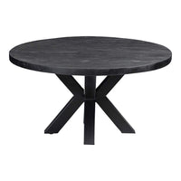 Mangohouten Salontafel Glendale Black 70 cm Mahom