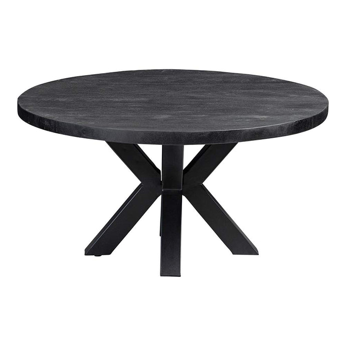 Mangohouten Salontafel Glendale Black 70 cm Mahom