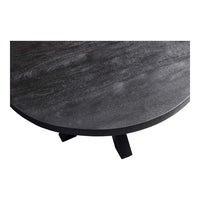 Mangohouten Salontafel Glendale Black 70 cm Mahom