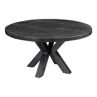 Mangohouten Salontafel Glendale Black 70 cm Mahom