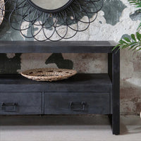 Mangohouten TV Meubel Britt Black 180 cm Mahom