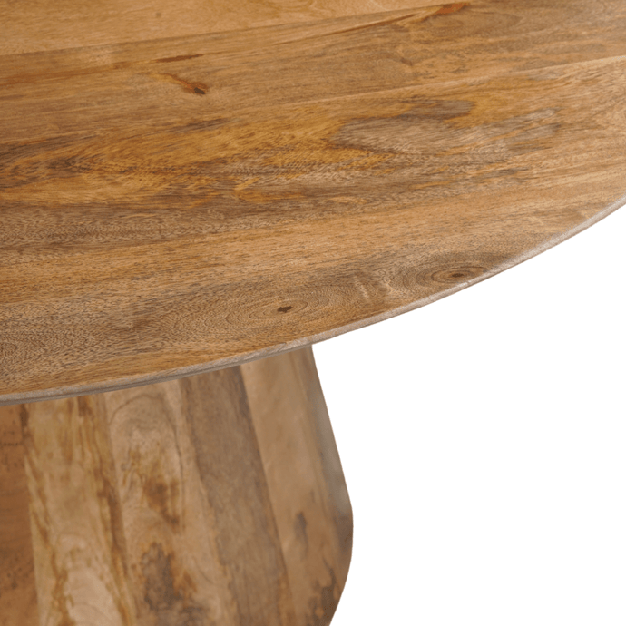 Mangohouten Eettafel Nova Rond 110 cm Mahom