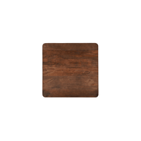 Mangohouten Eettafel Nova Vierkant 110x110 cm Donkerbruin Mahom