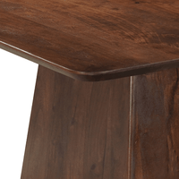 Mangohouten Eettafel Nova Vierkant 110x110 cm Donkerbruin Mahom