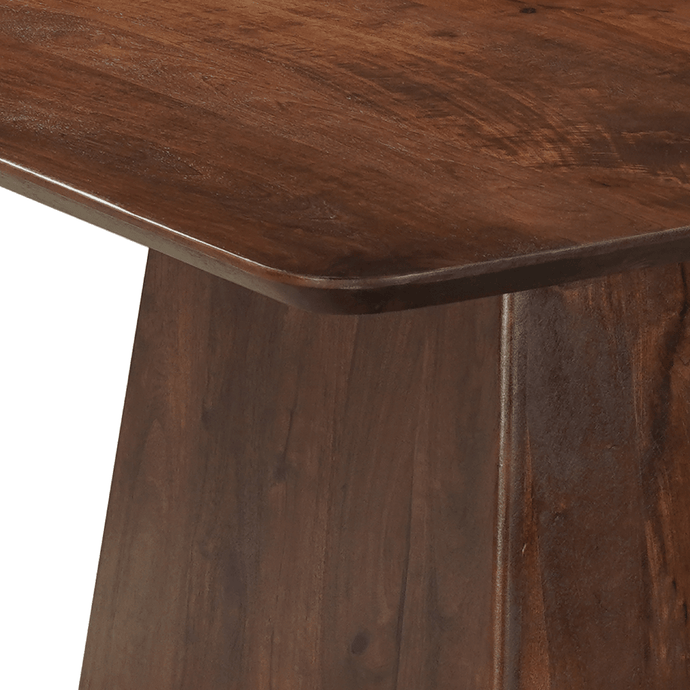 Mangohouten Eettafel Nova Vierkant 110x110 cm Donkerbruin Mahom