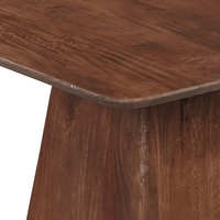 Mangohouten Eettafel Nova Vierkant 90x90 cm Donkerbruin Mahom
